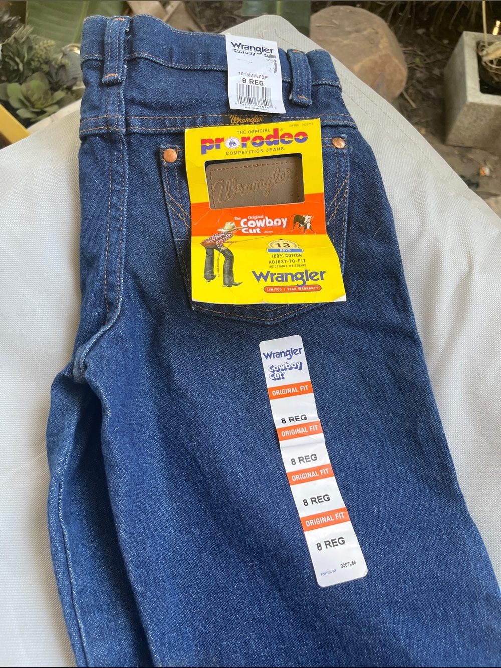 Wrangler boys Slim Straight Jeans - Dark Blue
